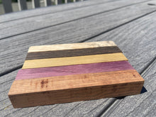 Exotic and Rare Pen Blanks - Pack of 5 - Box Elder Burl (Stabilized), Wenge, Teak, Purple Heart, Caribbean Rosewood.