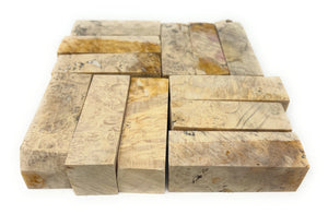 Short Box Elder Burl Pen Blanks (Stablized) 12 Pack.